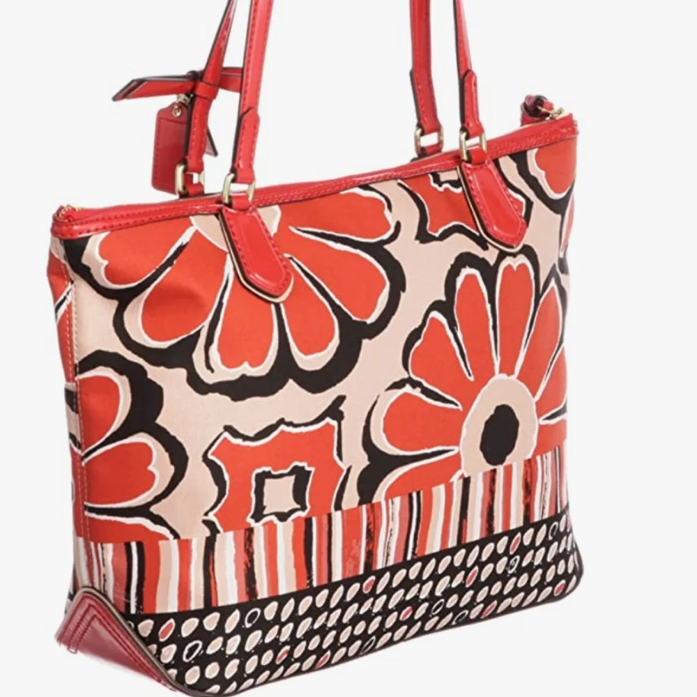 Coach Floral Scarf Print, EUC - Picture 3 of 7